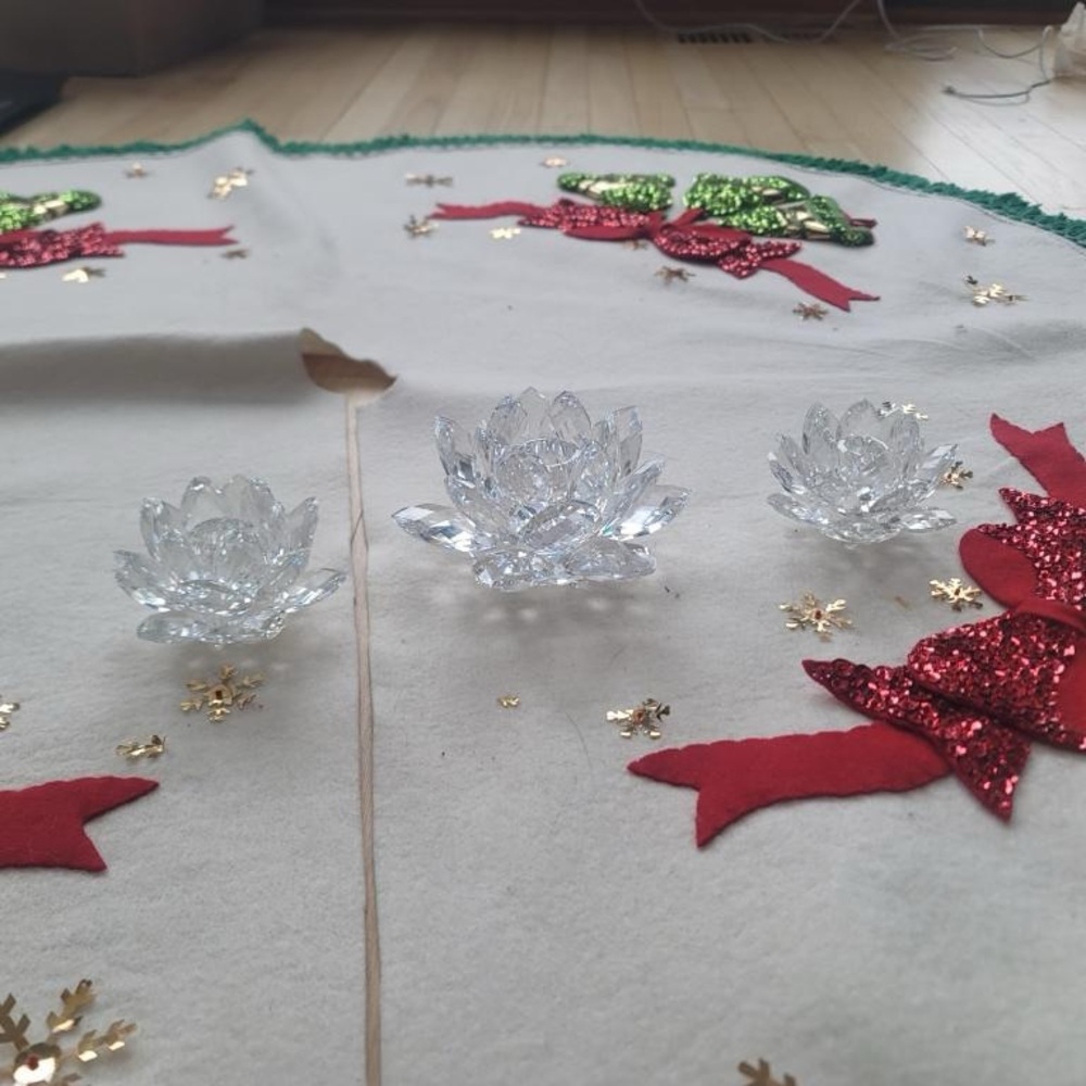 swarovski candle holders